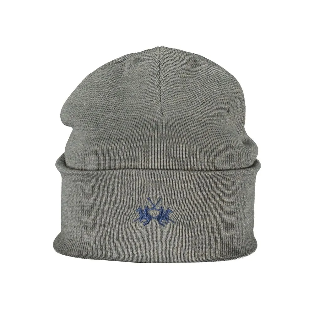La Martina Men's Gray Polyester Hats & Cap