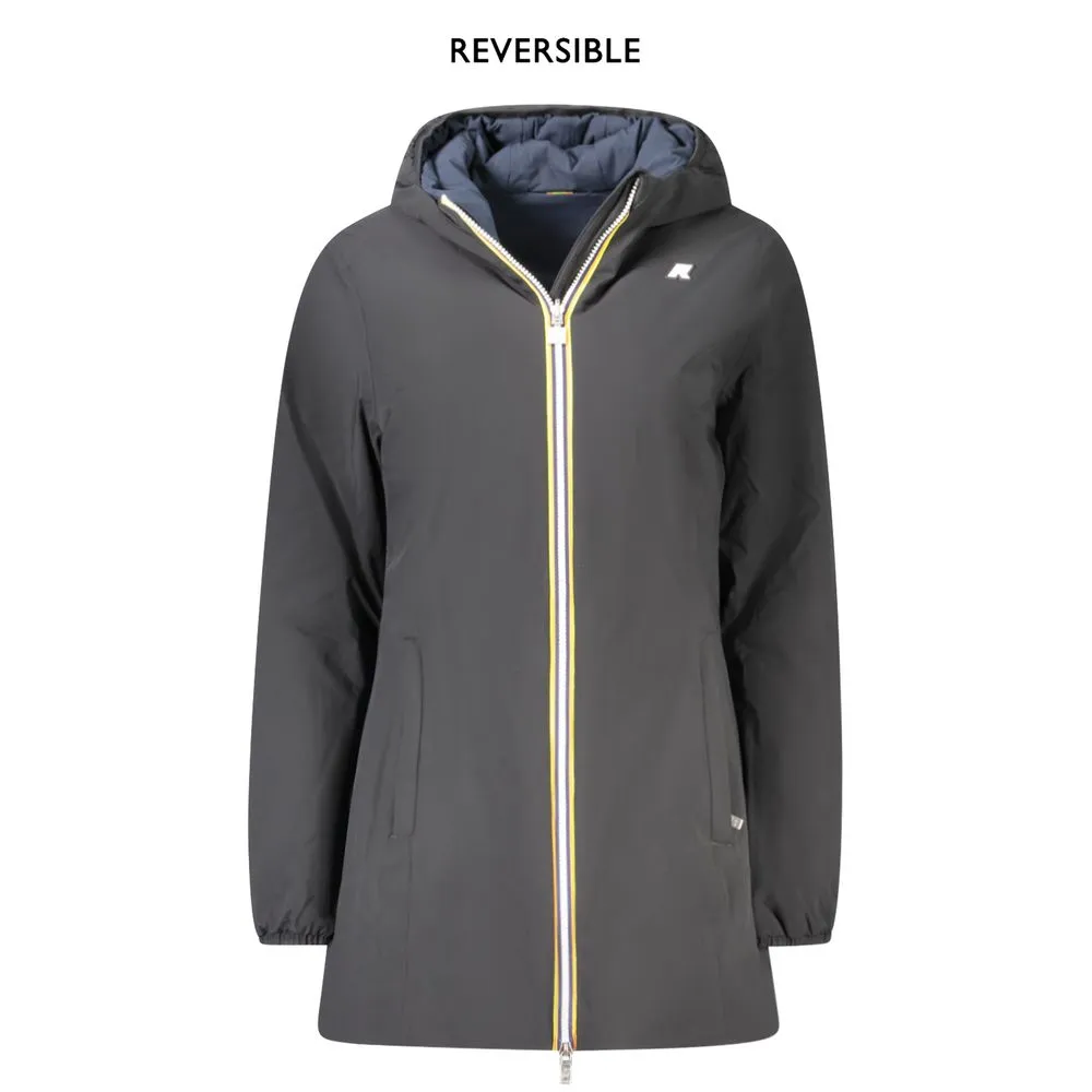 K-WAY Women's Black Nylon Women's Reversible Jacket