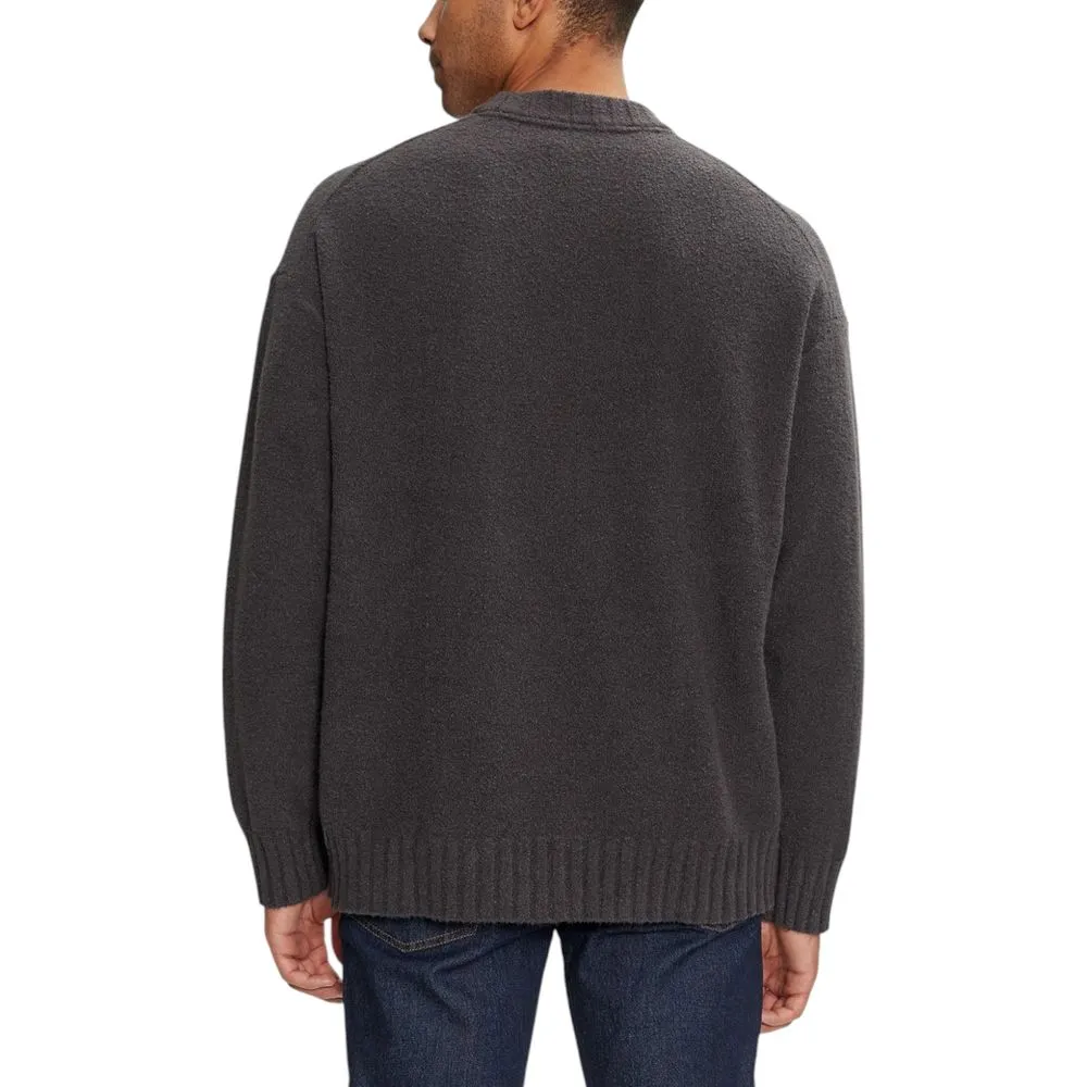 Calvin Klein Jeans Men's Gray Cotton Sweater