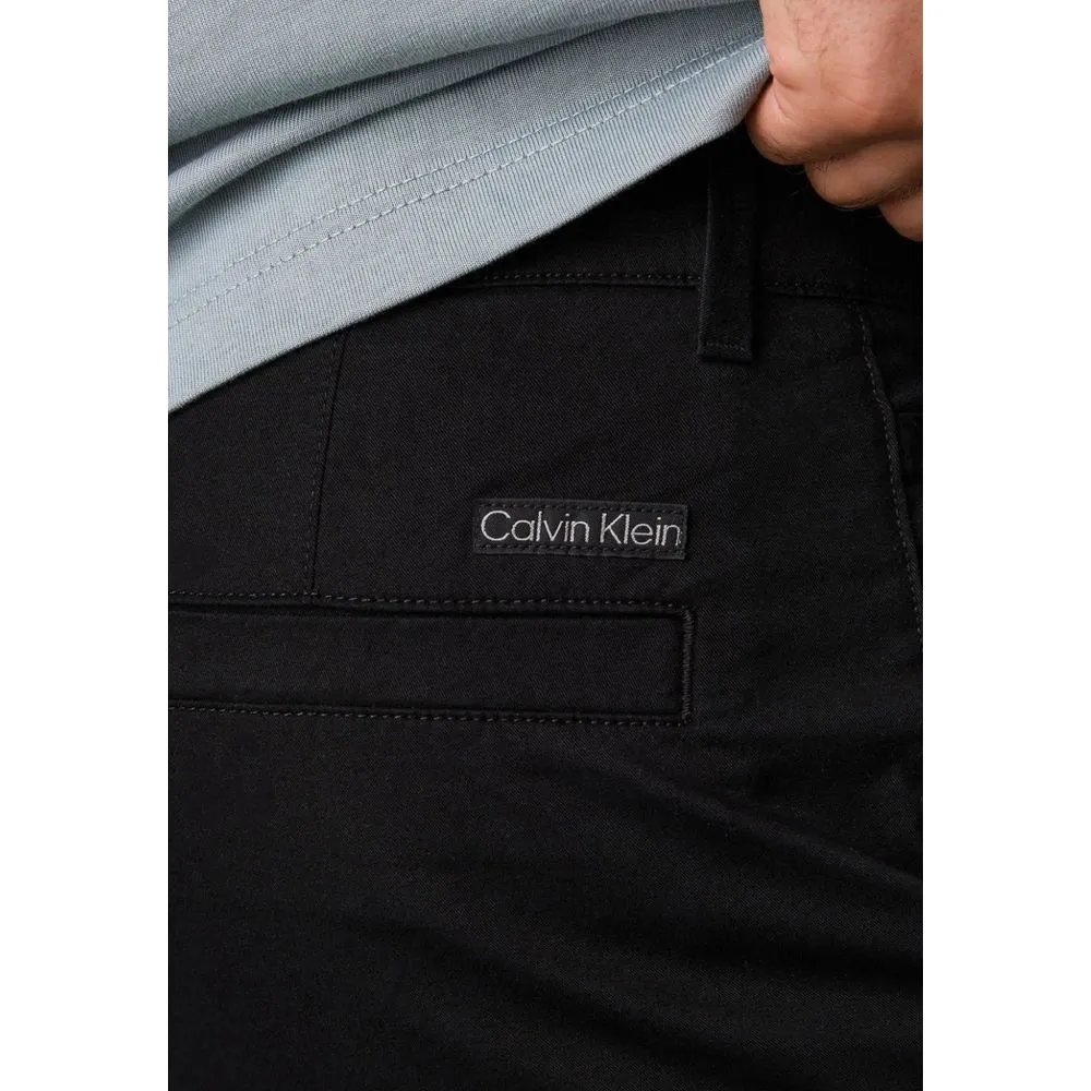 Calvin Klein Jeans Men's Black Cotton Cotton Jeans & Pant