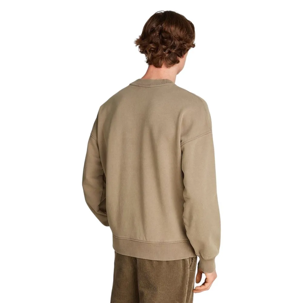 Calvin Klein Jeans Men's Beige Cotton Sweater