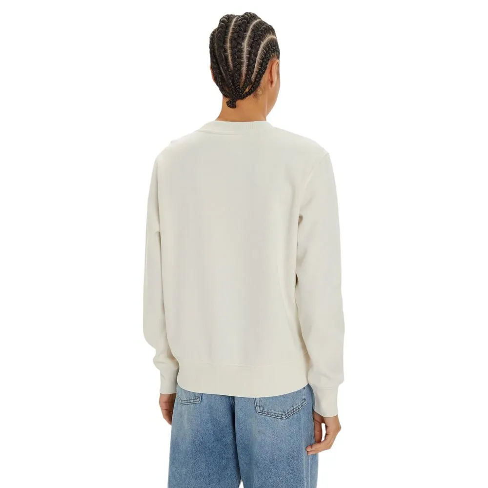 Calvin Klein Jeans Women's Cream Cotton Sweater