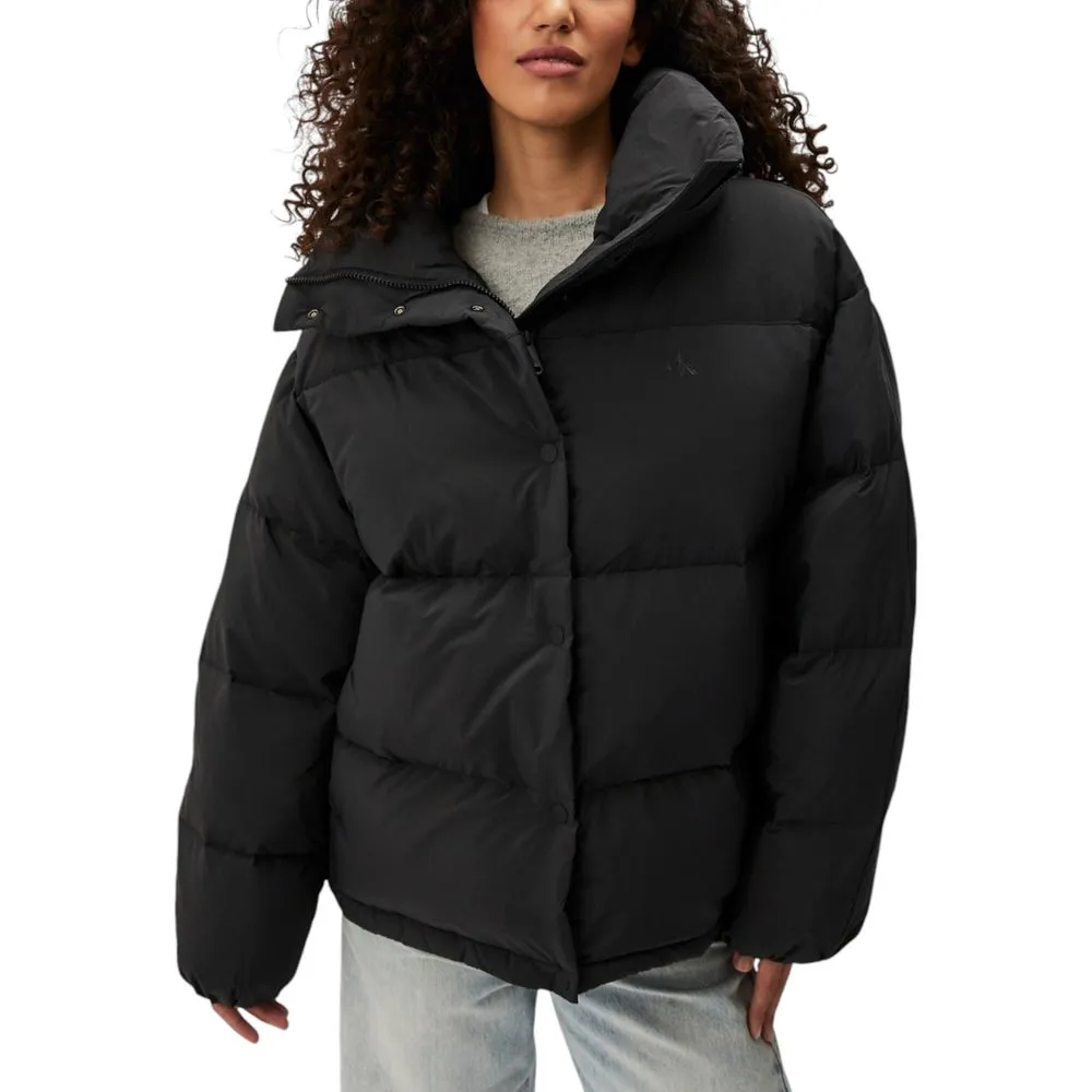 Calvin Klein Jeans Women's Black Polyester Jackets & Coat