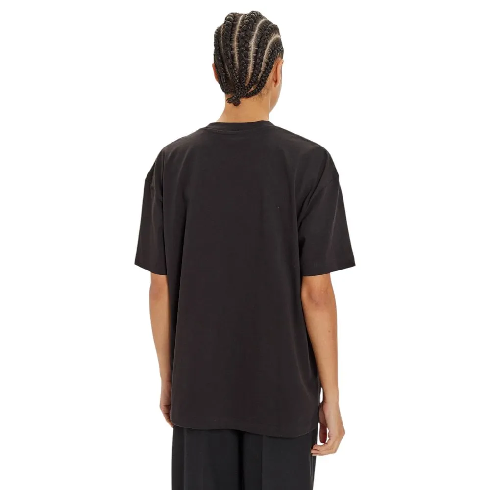 Calvin Klein Jeans Women's Black Cotton Tops & T-Shirt