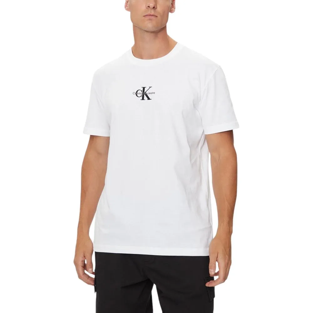 Calvin Klein Jeans Men's White Recycled Cotton T-Shirt