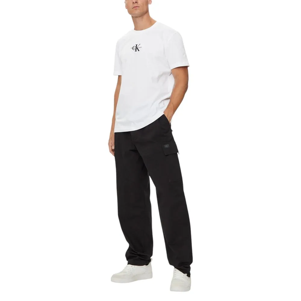 Calvin Klein Jeans Men's White Recycled Cotton T-Shirt