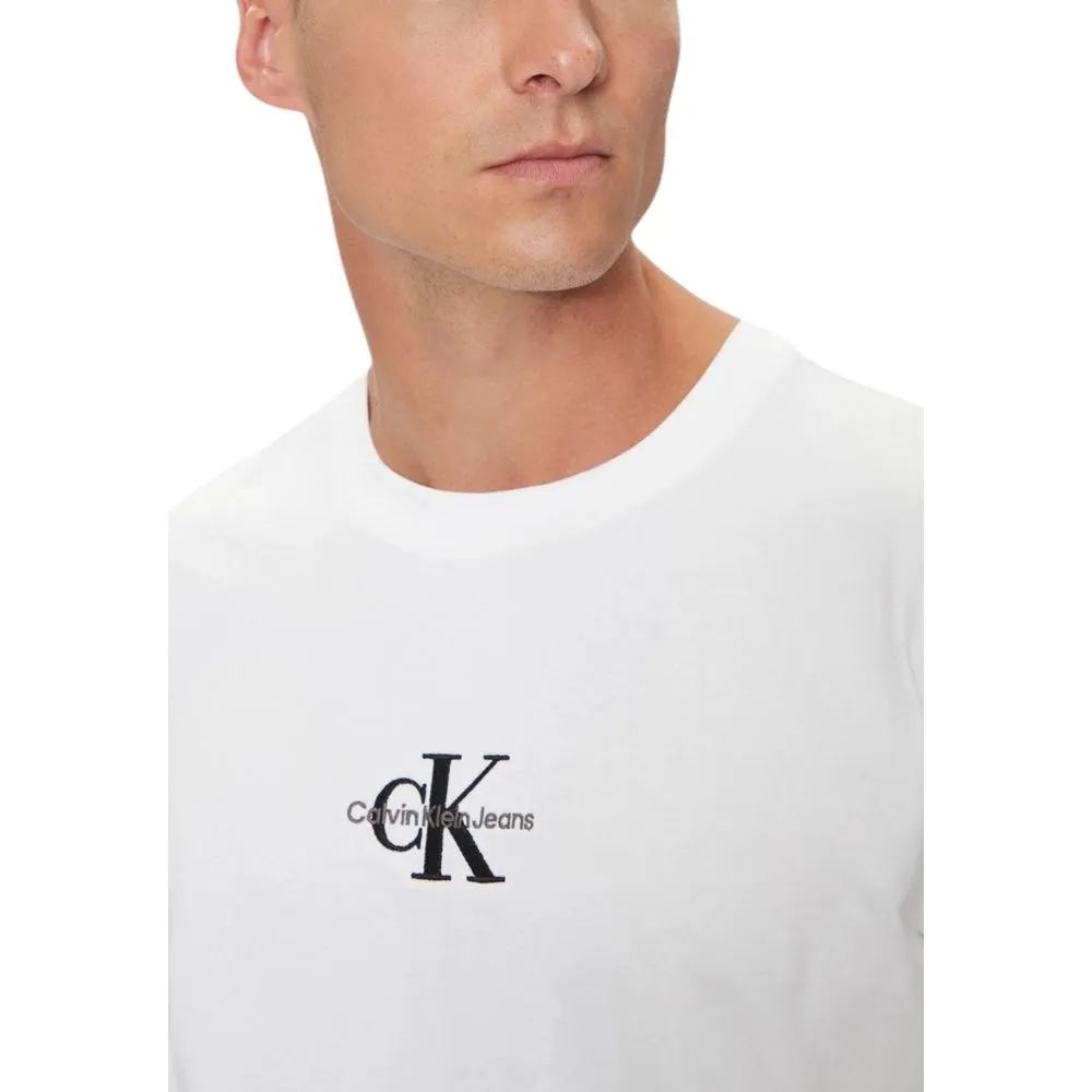 Calvin Klein Jeans Men's White Recycled Cotton T-Shirt