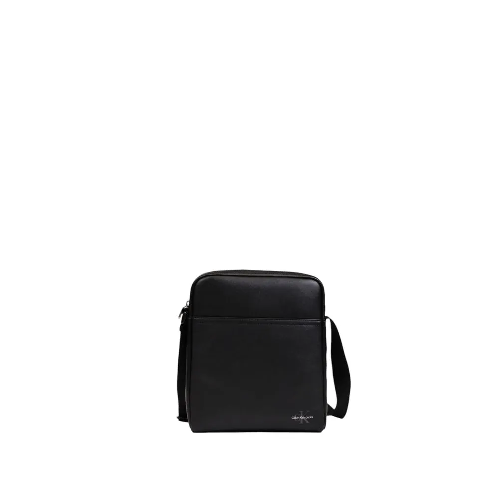Calvin Klein Men's Black Polyethylene Messenger Bag