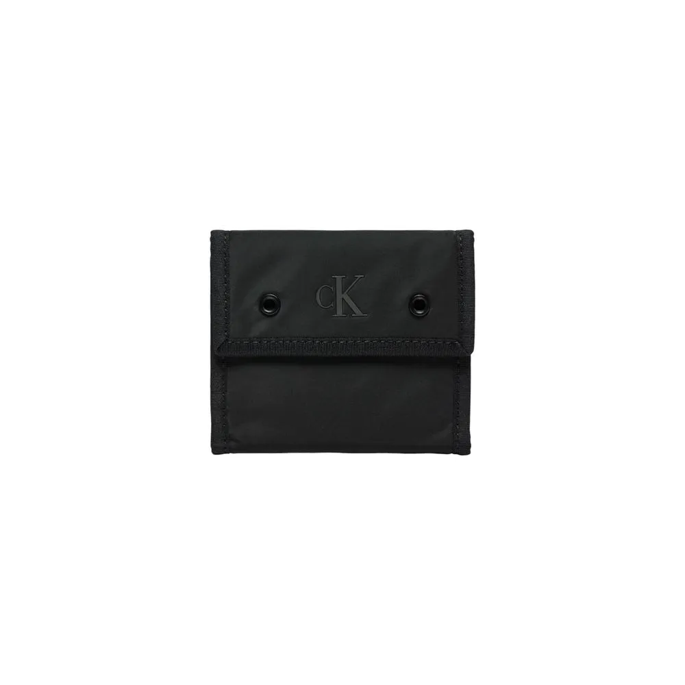 Calvin Klein Jeans Men's Black Recycled Polyester Wallet