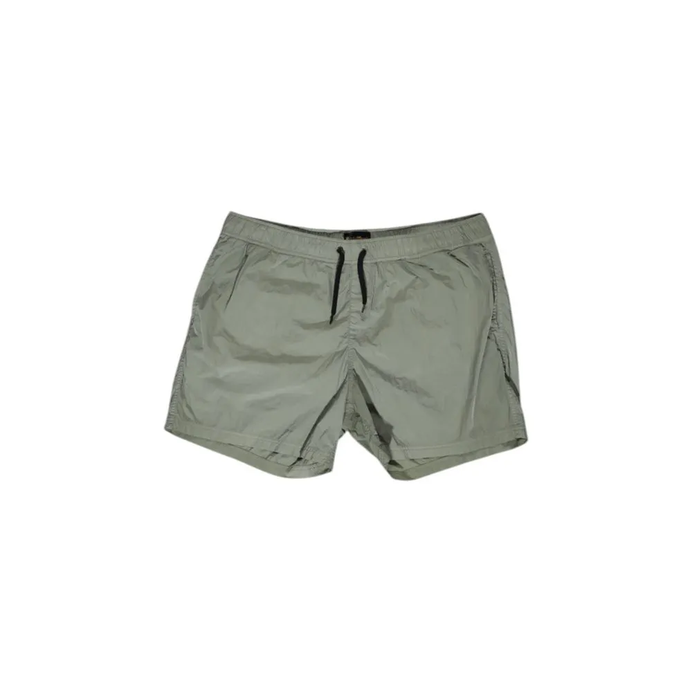 Refrigiwear Men's Green Nylon Swimwear