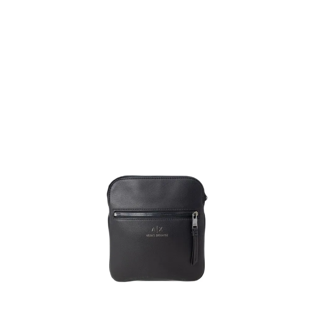 Armani Exchange Men's Black Polyester Messenger Bag