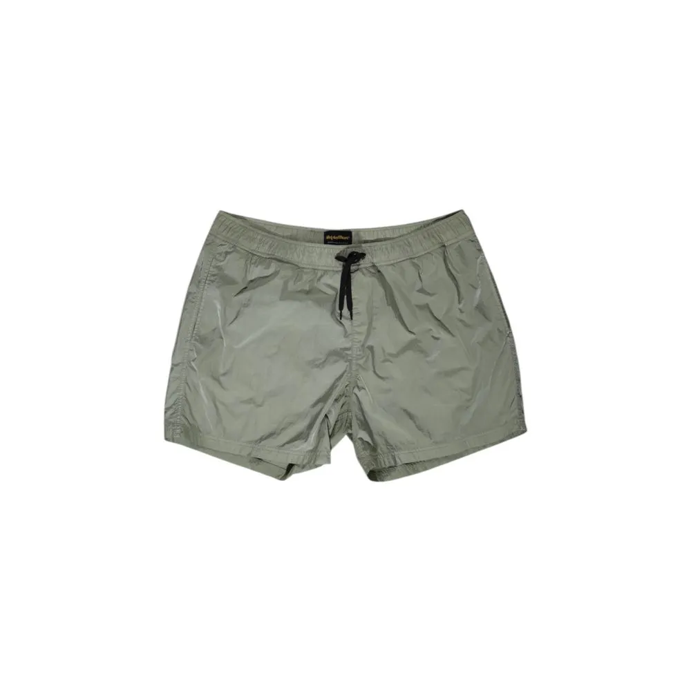 Refrigiwear Men's Green Nylon Swimwear