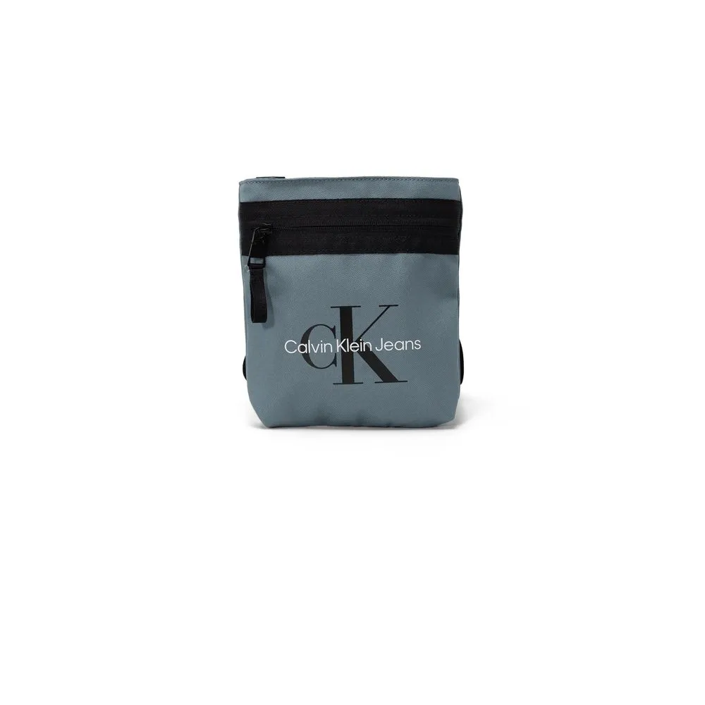 Calvin Klein Jeans Men's Light Blue Recycled Polyester Messenger Bag