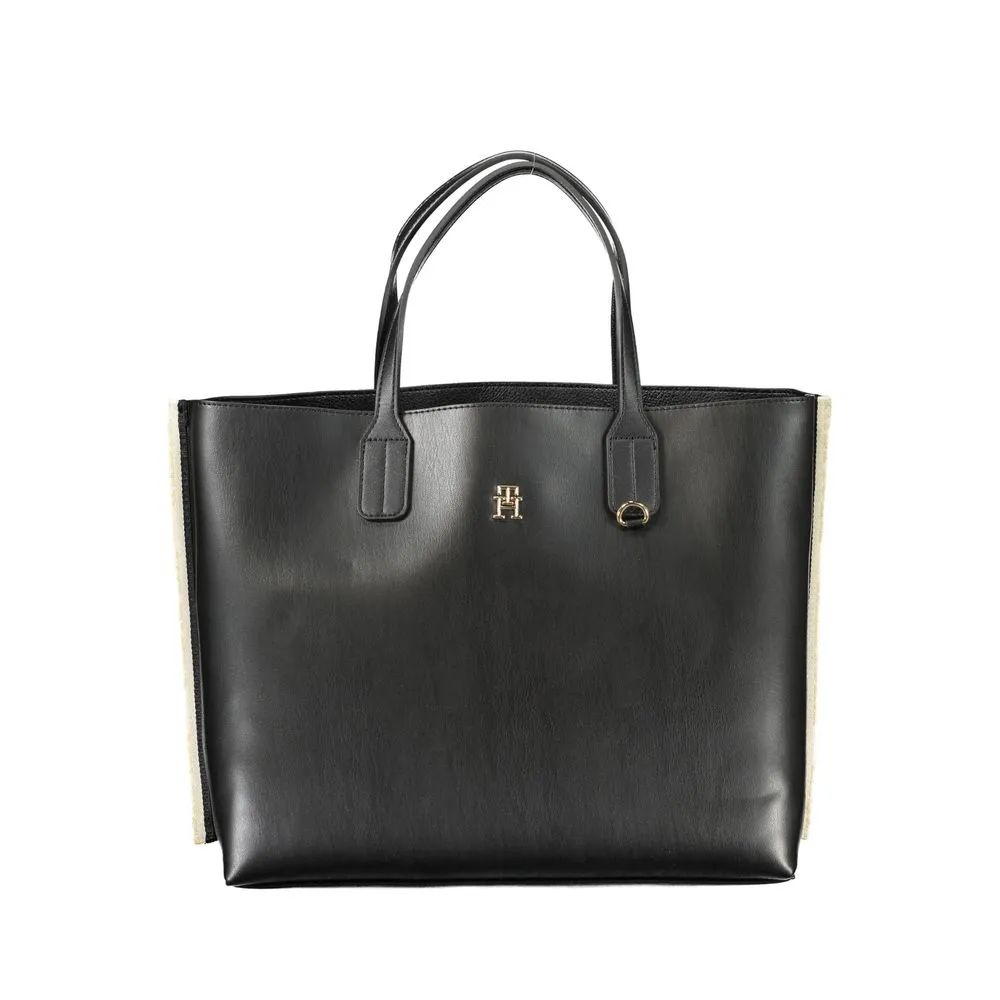 Tommy Hilfiger Women's Black Polyethylene Handbag