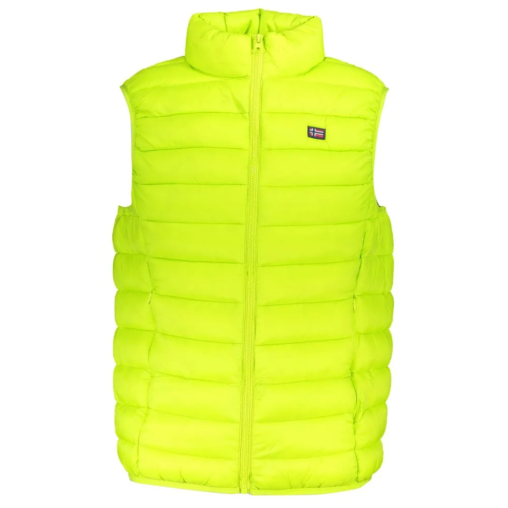 Norway 1963 Men's Sleek Sleeveless Green Polyamide Jacket