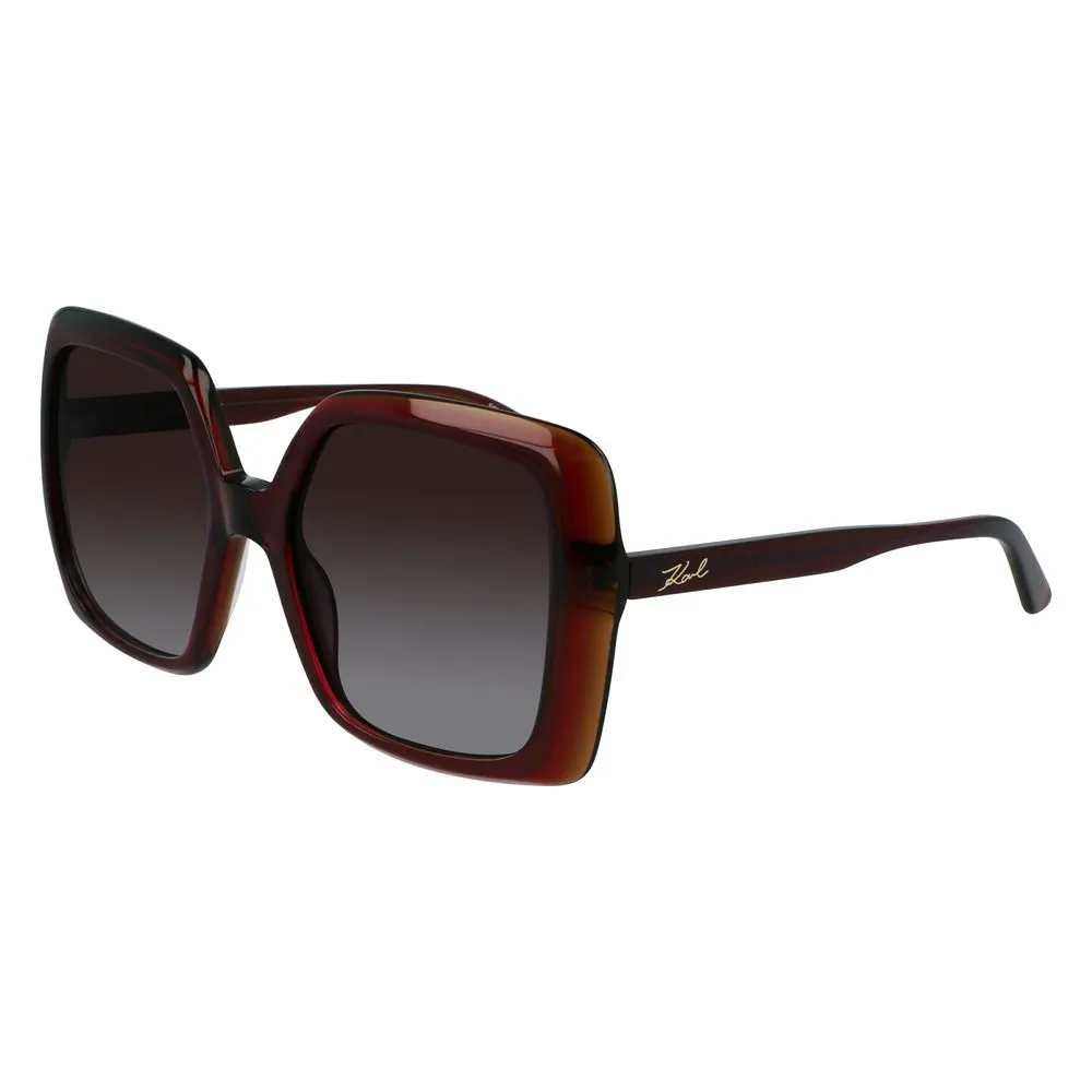 Karl Lagerfeld Women's Red Acetate Sunglasses