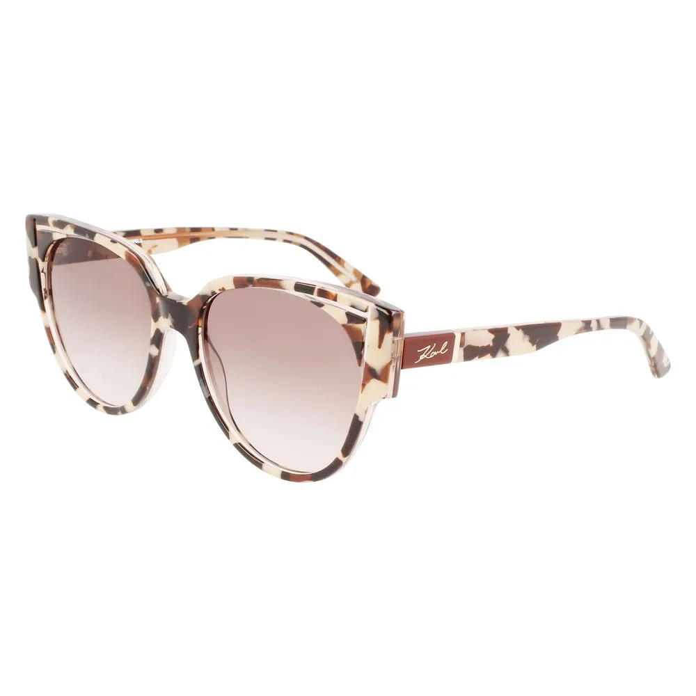 Karl Lagerfeld Women's Brown Acetate Sunglasses
