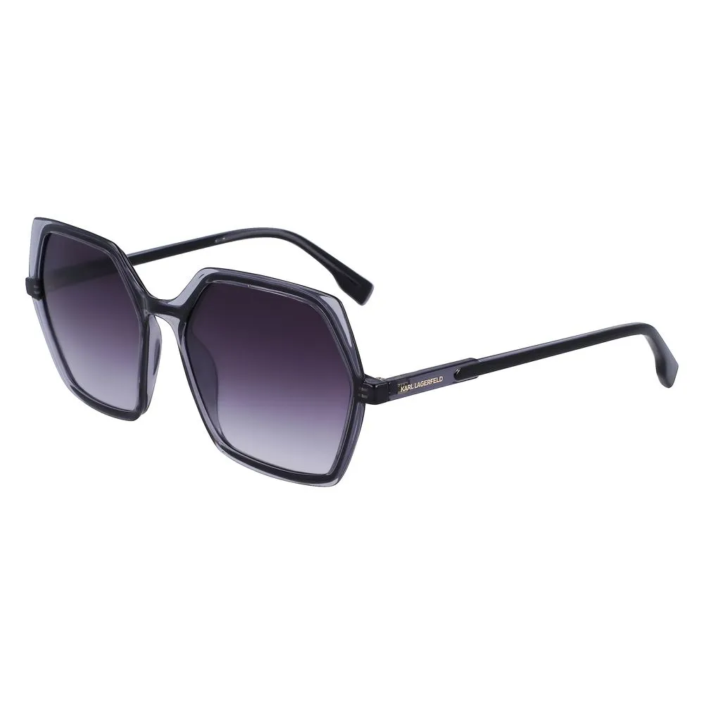 Karl Lagerfeld Women's Black Acetate Injected Sunglasses