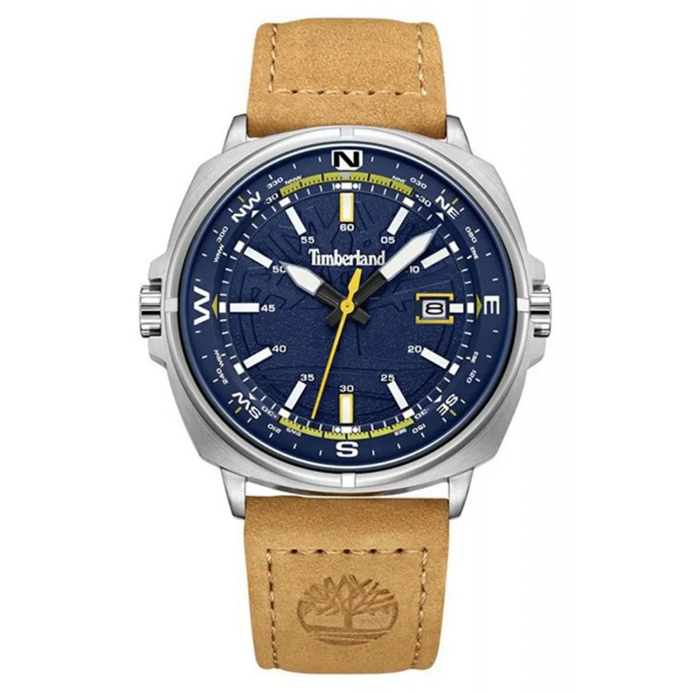Timberland Men's Brown Leather Watch