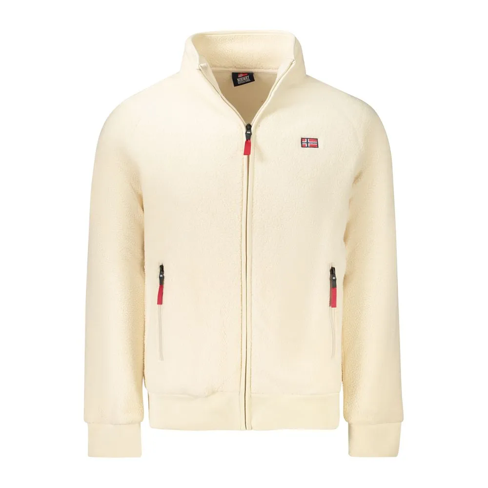 Norway 1963 Men's White Polyester Men's Sports Jacket