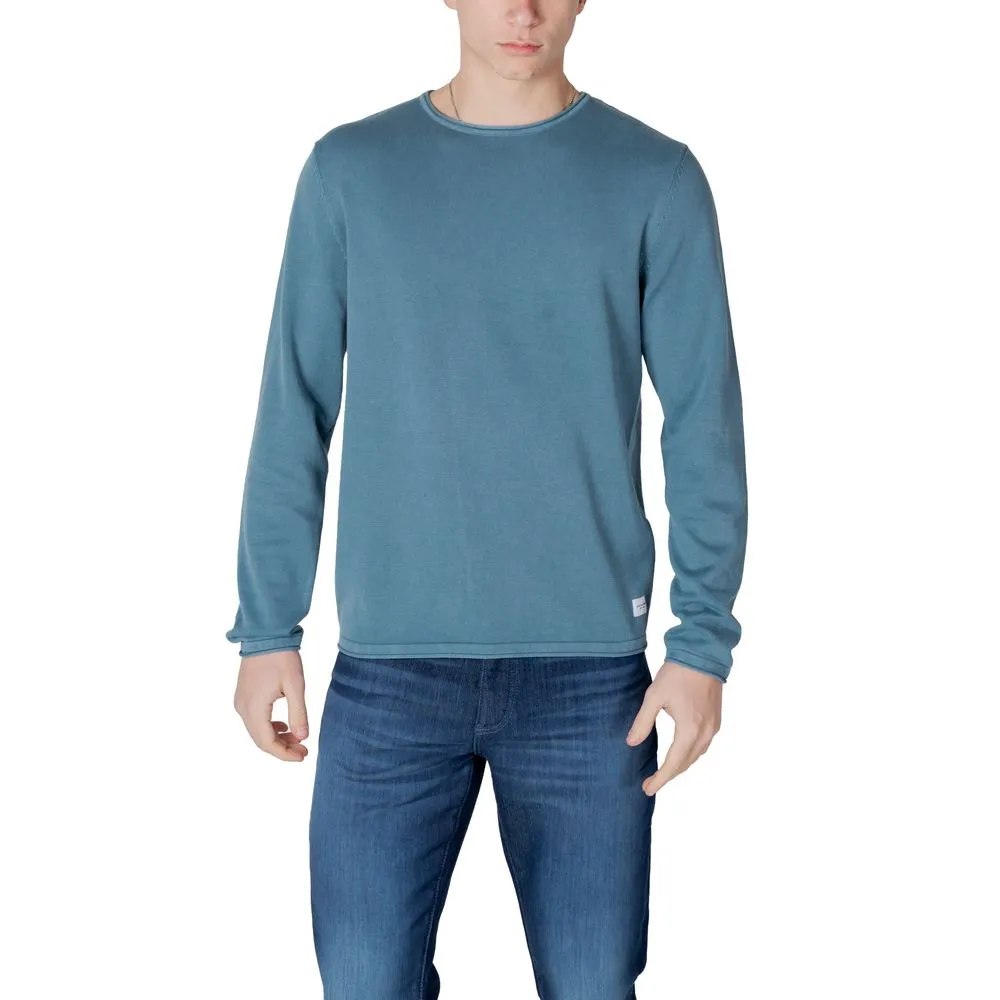 Jack Jones Men's Blue Cotton T-Shirt