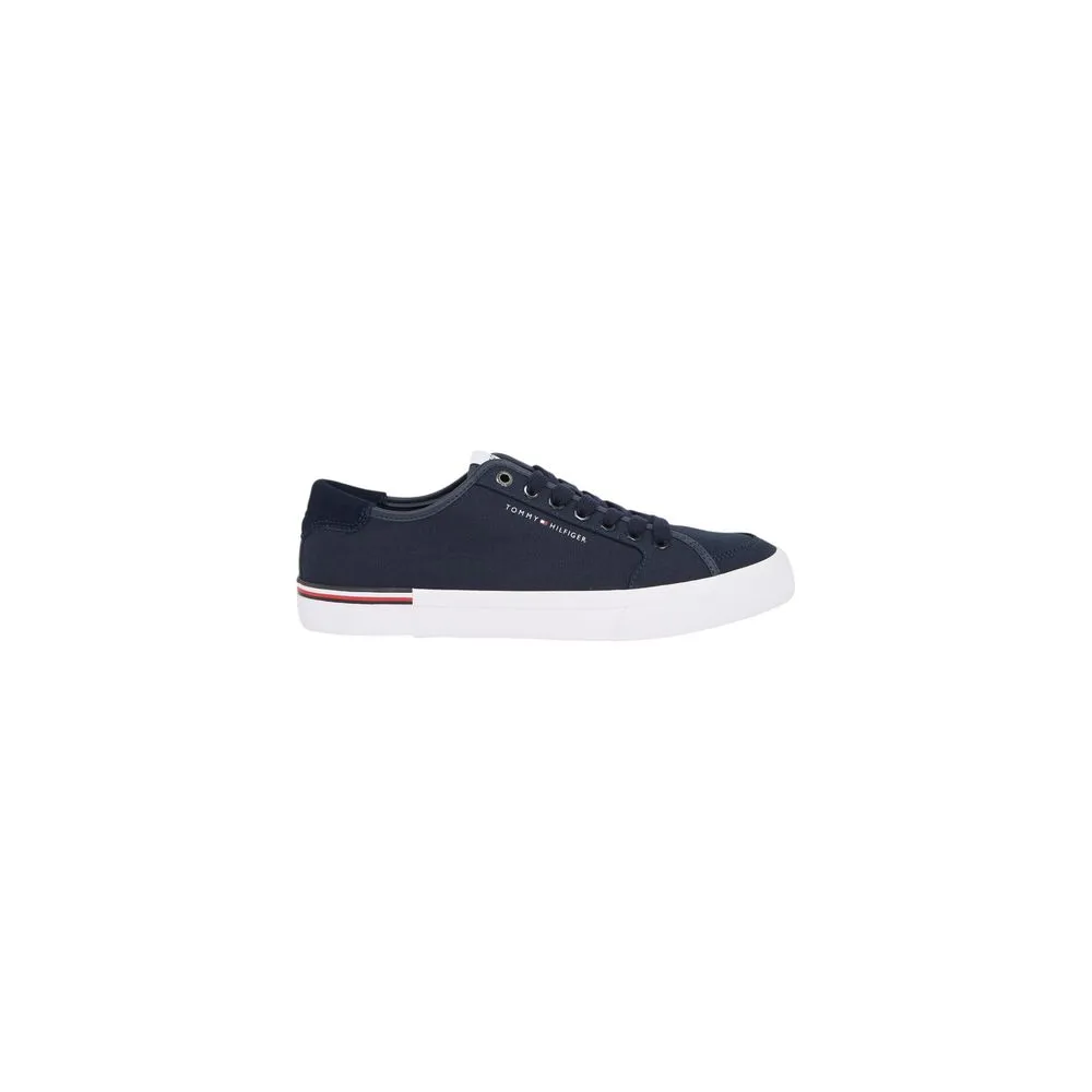 Tommy Hilfiger Men's Blue Recycled Cotton Sneaker