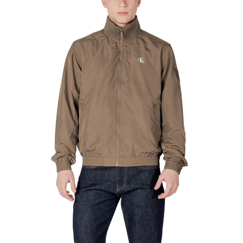 Calvin Klein Jeans Men's Green Polyamide Jacket
