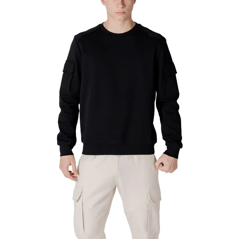 Antony Morato Men's Black Cotton Sweater