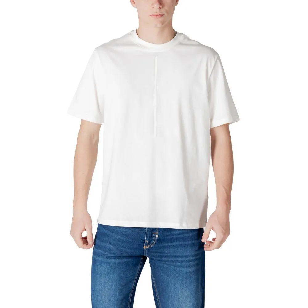 Antony Morato Men's White Cotton T-Shirt