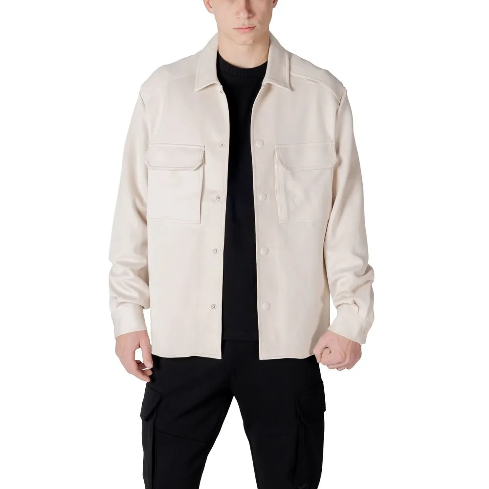 Antony Morato Men's Cream Cotton Sweater