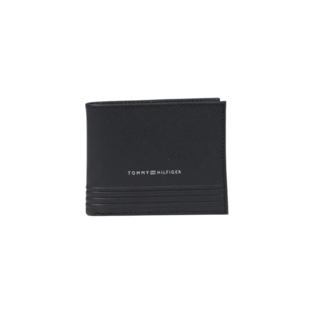 Tommy Hilfiger Men's Black Leather Wallet