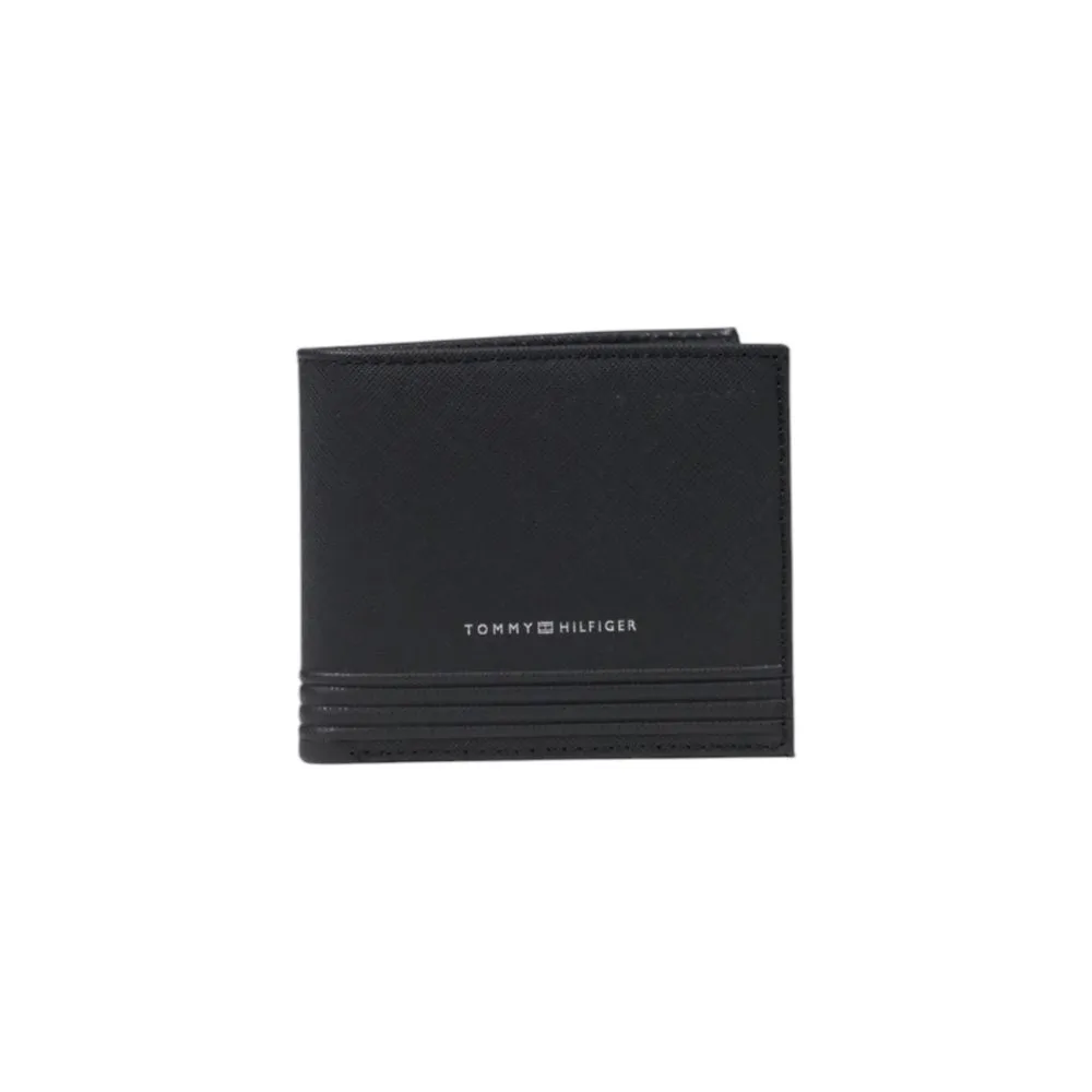 Tommy Hilfiger Men's Black Leather Wallet