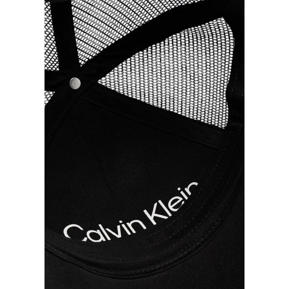 Calvin Klein Men's Black Cotton Hats & Cap