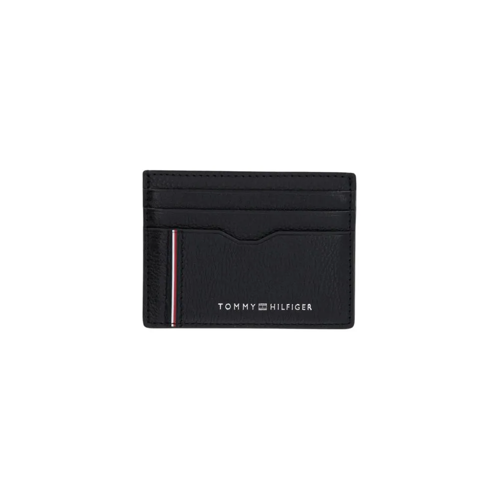 Tommy Hilfiger Men's Black Leather Wallet