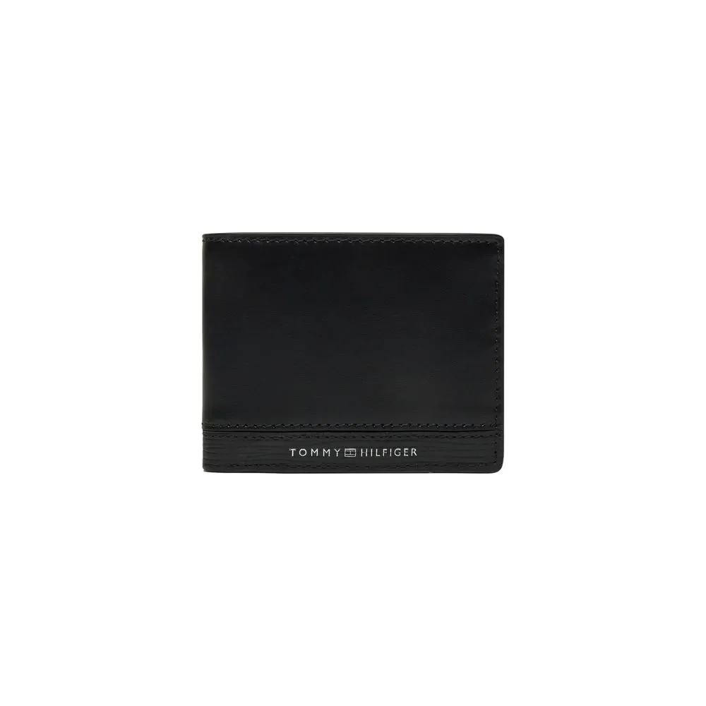 Tommy Hilfiger Men's Black Leather Wallet