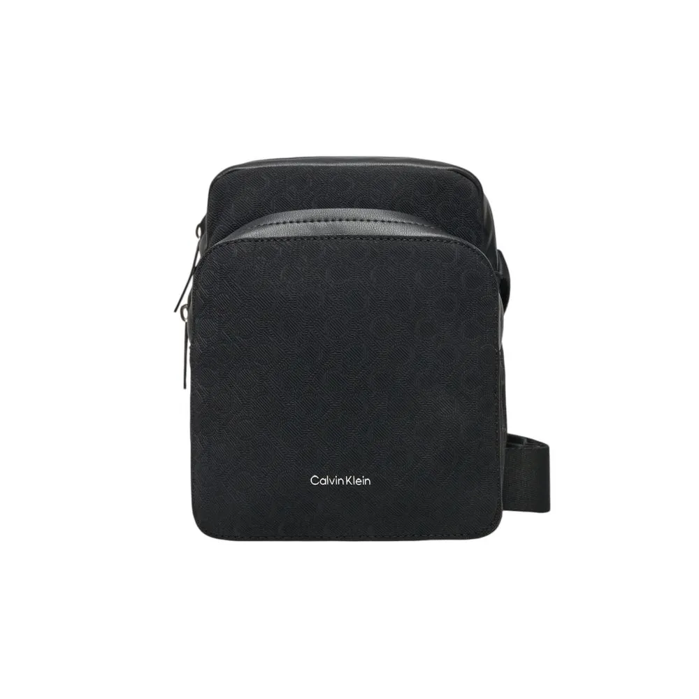 Calvin Klein Men's Black Polyethylene Messenger Bag