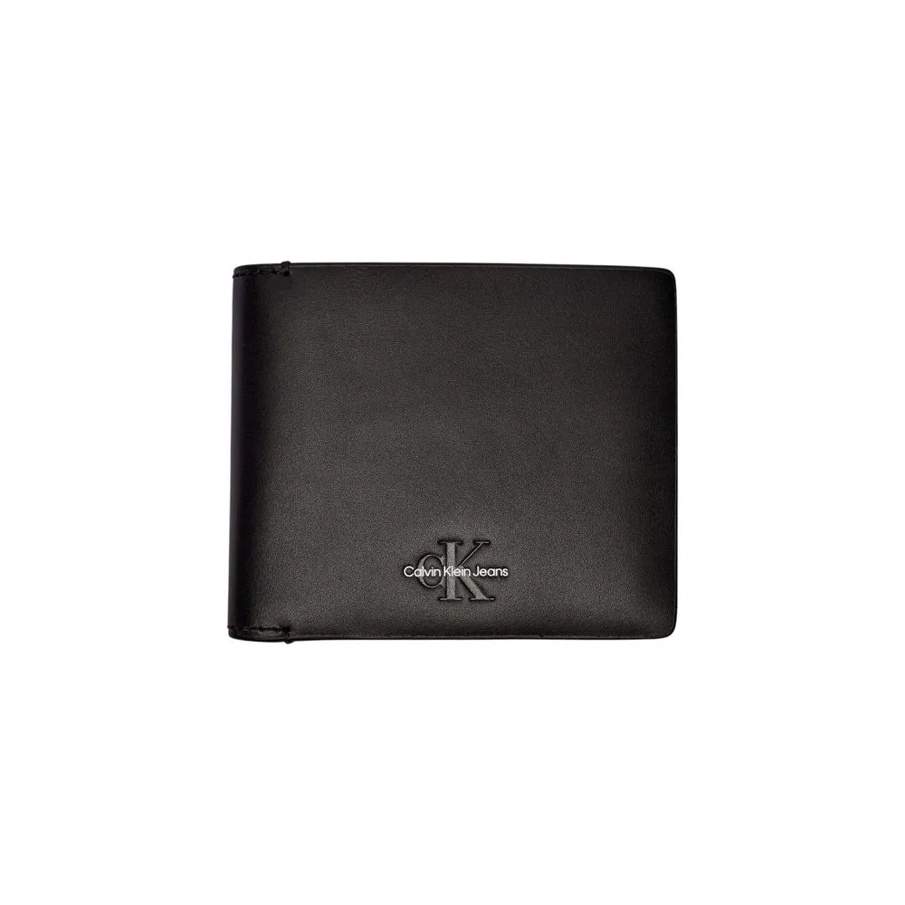 Calvin Klein Jeans Men's Black Leather Wallet