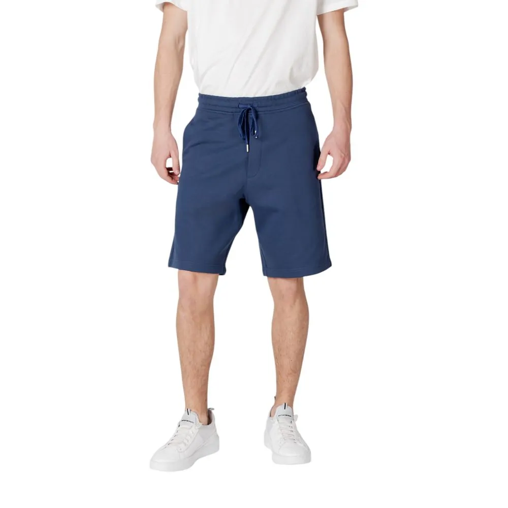 Replay Men's Blue Cotton Short