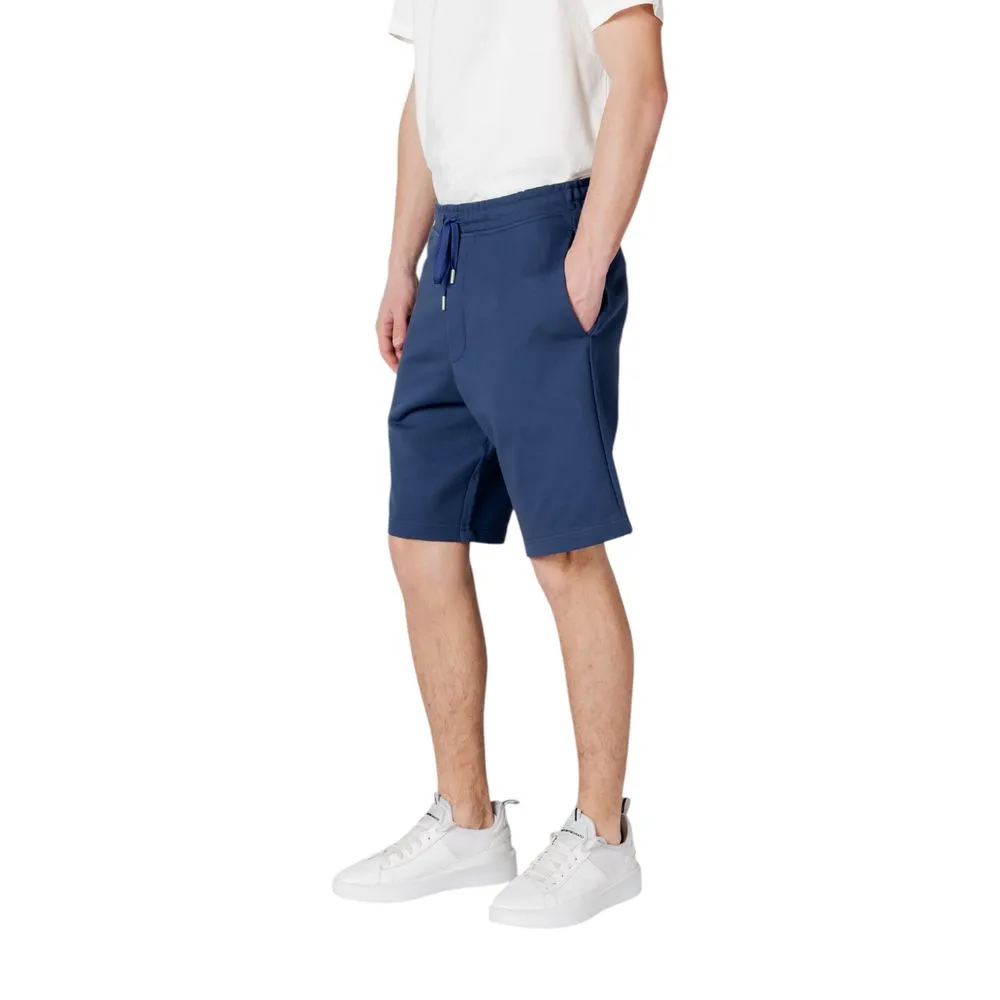 Replay Men's Blue Cotton Short