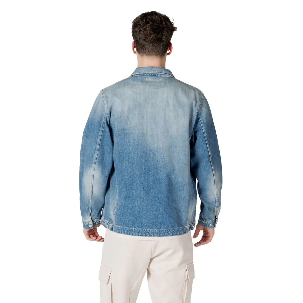 Replay Men's Light Blue Cotton Shirt