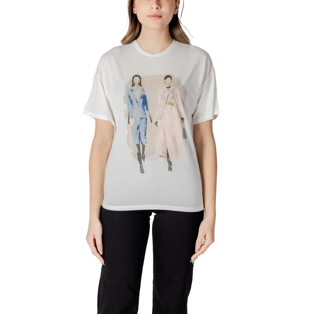 Only Women's White Polyester Tops & T-Shirt