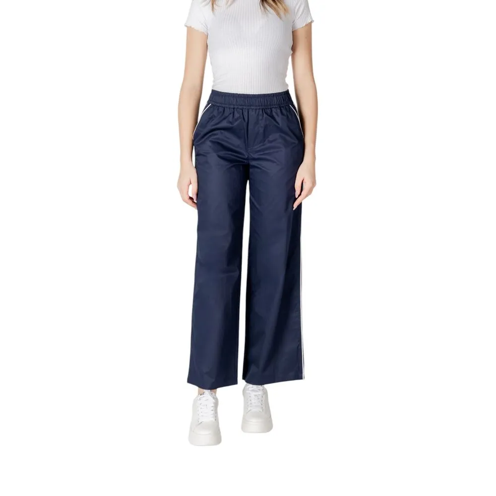 Only Women's Blue Cotton Jeans & Pant