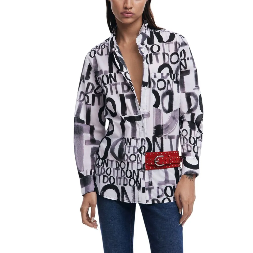 Desigual Women's Black Cotton Sweater