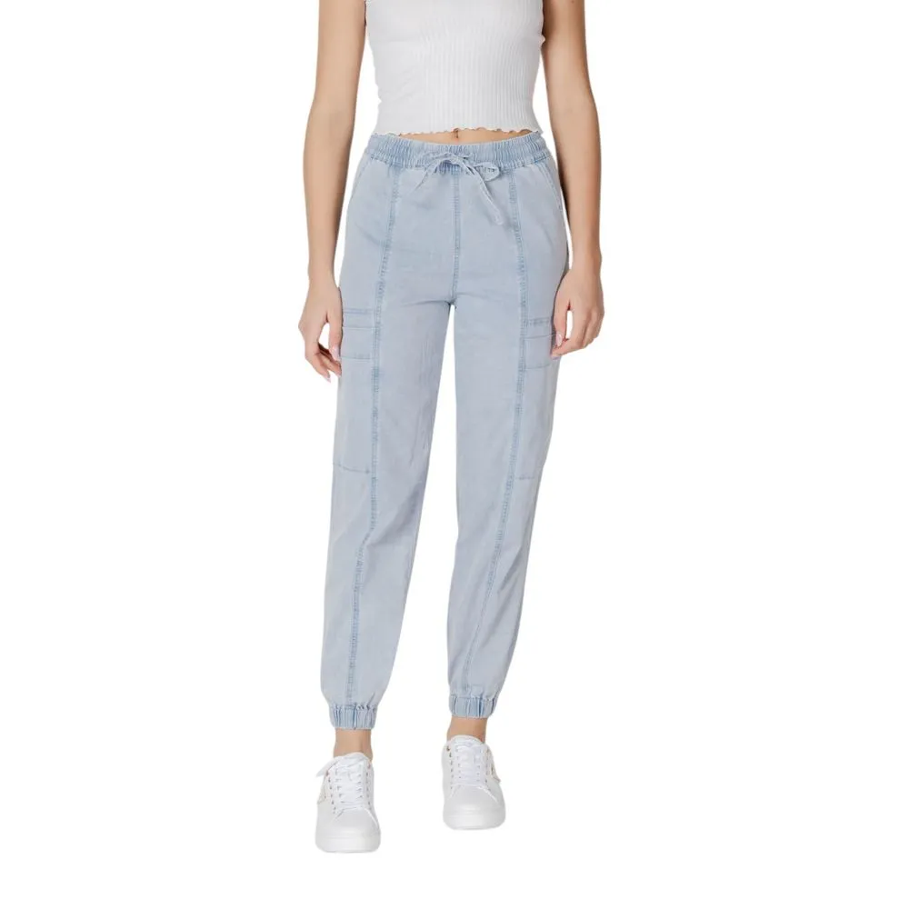Desigual Women's Light Blue Cotton Jeans & Pant