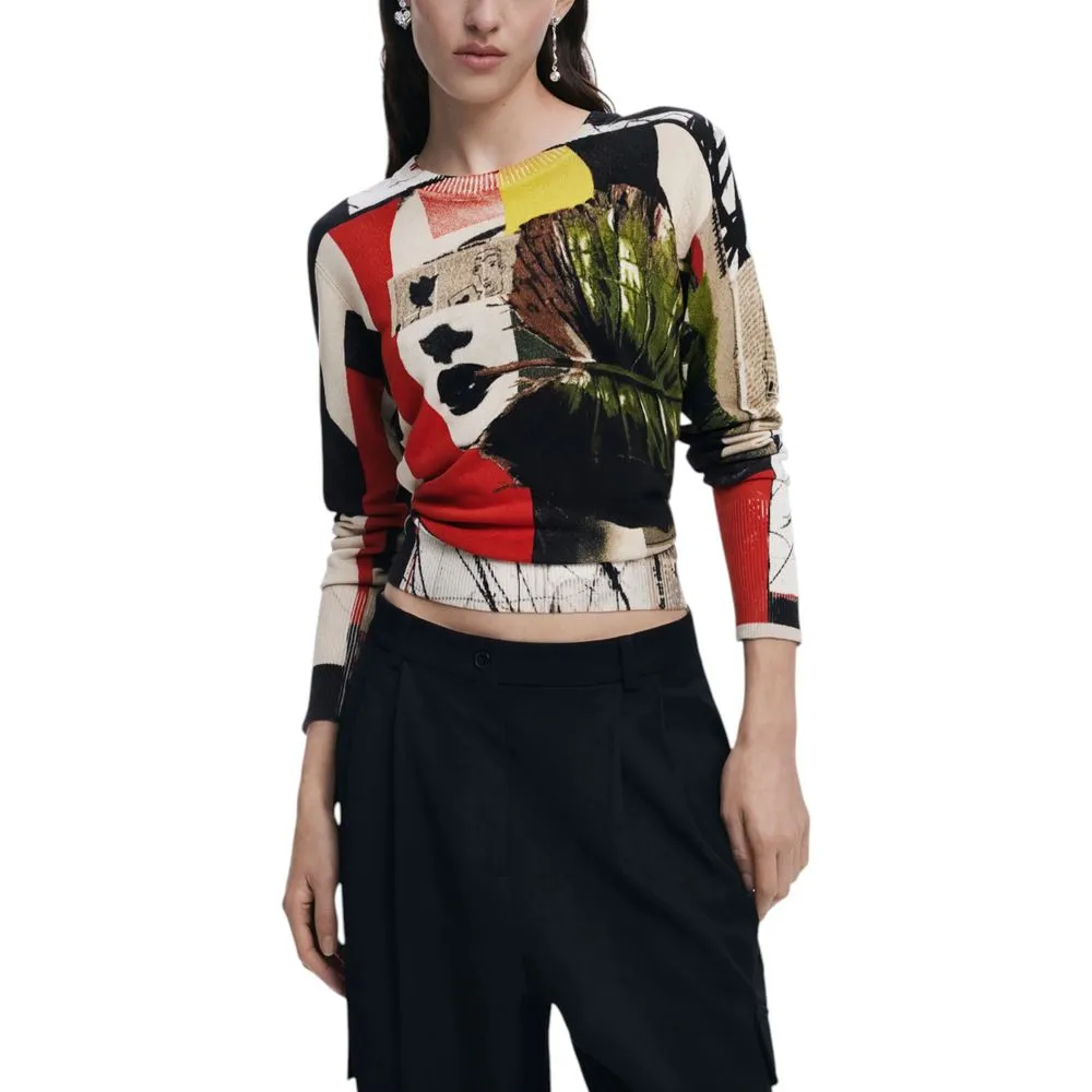 Desigual Women's Green Viscose Tops & T-Shirt