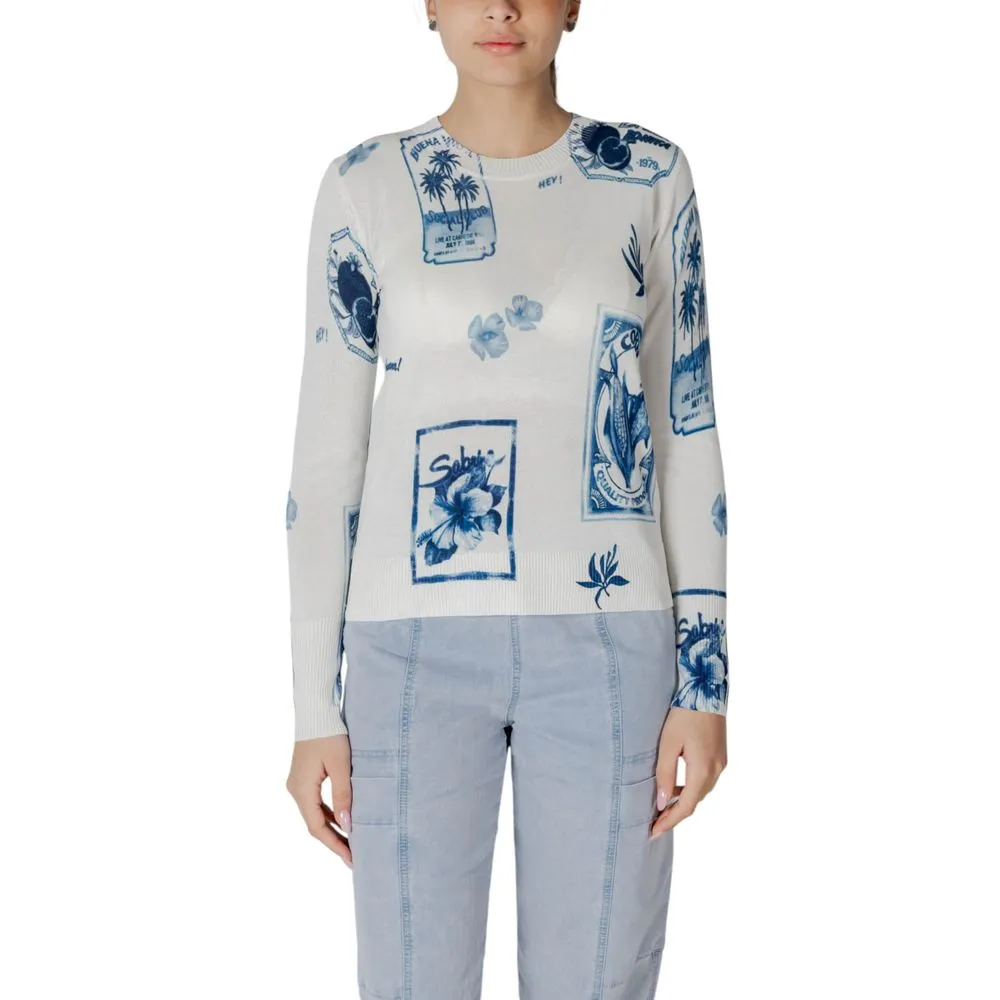 Desigual Women's Blue Viscose Tops & T-Shirt