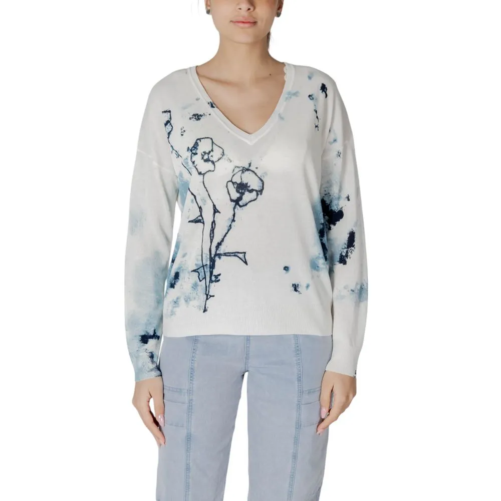Desigual Women's White Viscose Tops & T-Shirt