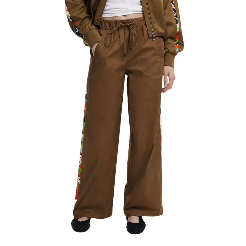 Desigual Women's Beige Cotton Jeans & Pant