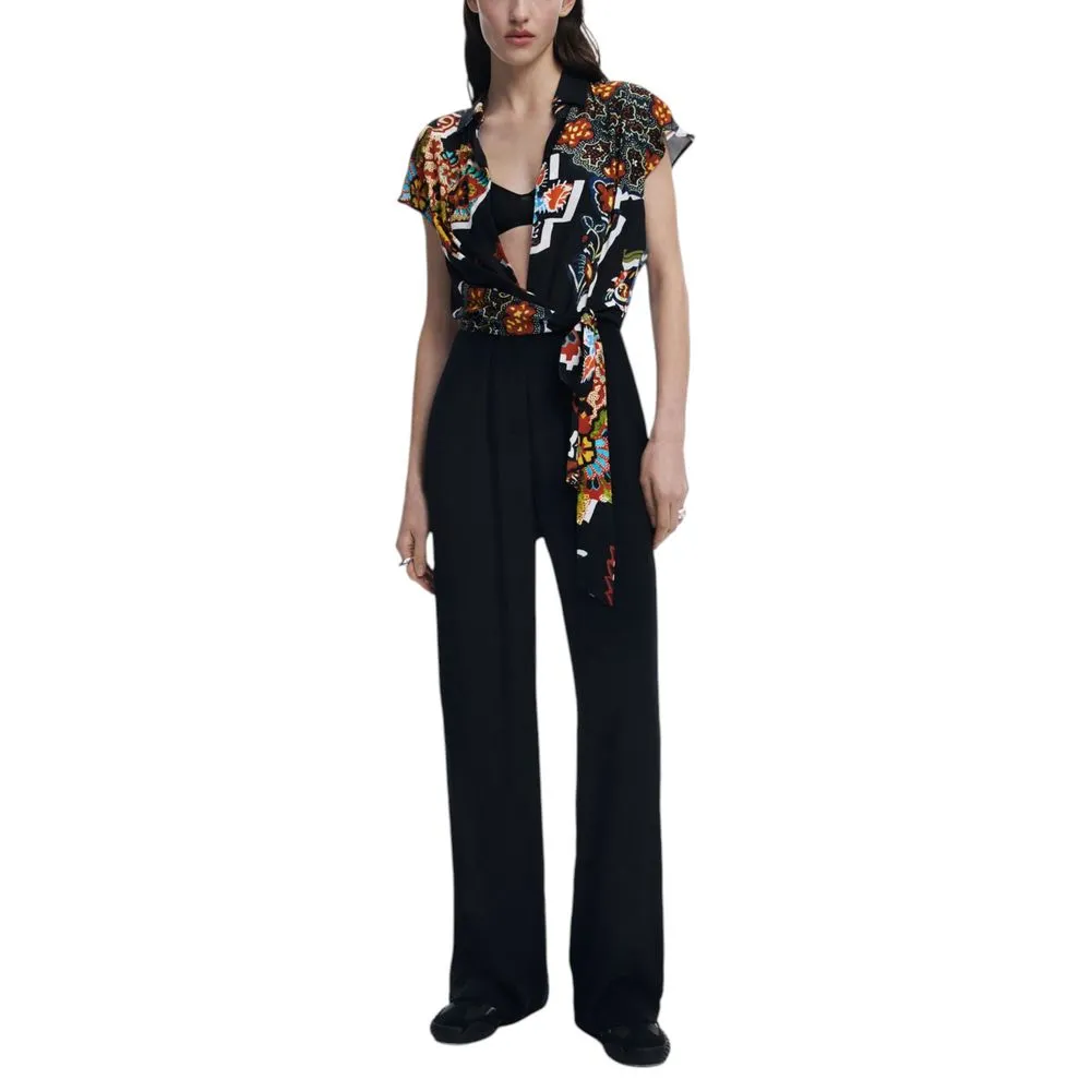Desigual Women's Black Viscose Suits & Blazer