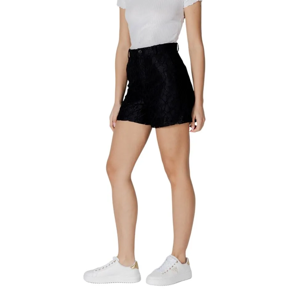 Desigual Women's Black Polyester Short